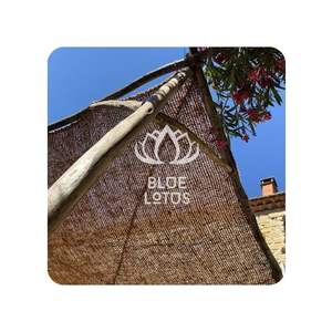 Voile d'ombrage en fibre de coco naturelle pour extérieur - Product Image 1