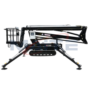 10m mini nhỏ gọn tự hành điện tất cả các địa hình Crawler theo dõi Spider Lift với điều khiển từ xa CE cấp giấy chứng nhận - Product Image 3