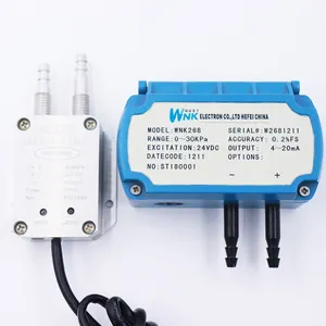 WNK 4-20mA 1-5V Hvac Differential Pressure Transmitter Sensor For Air Wind