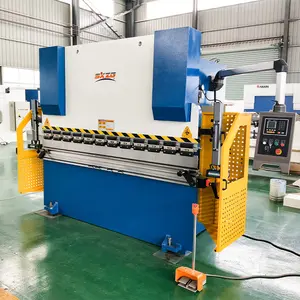 Press Brake Machine 63Tons Pressure Stainless Steel Sheet Metal Plate Hydraulic Manual Press Brake Used Folding Machine Shear Bending Machine