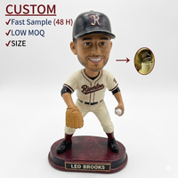 Figurine de joueur de baseball personnalisée, faite à la main et peinte à la main, avec photo, en résine, cadeau d'équipe, artisanat