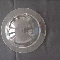 Cloche en verre de silice transparente Wonik, petite cloche en quartz pour four à vide semi-conducteur
