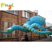 Offre Spéciale : Modèle Gonflable Pieuvre Bleue, Décoration Personnalisée, Costume Gonflable de Pieuvre Marionnette