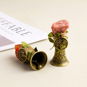 Campana <span class=keywords><strong>de</strong></span> Piedras Preciosas Espirituales al por Mayor para Sanación con Cristales, Artesanía para Reiki, Rituales <span class=keywords><strong>de</strong></span> Brujería y Limpieza Energética - Product Image 3