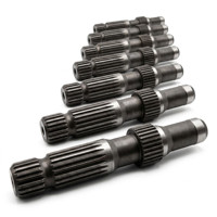Arbre de transmission agricole à 6 cannelures de 1-3/8 pouces usiné CNC, couple élevé, robuste, fiable et résistant à l'usure pour tracteur agricole