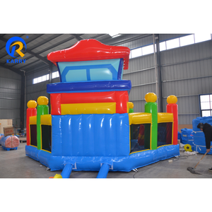 Patte commerciale chien patrouilles maison gonflable fête château rebondissant extérieur gonflable bambin videur bascule toboggan avec <span class=keywords><strong>piscine</strong></span> à balles - Product Image 4