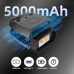 Binoculares de visión nocturna con pantalla de visualización grande de 4 "Imagen 4K Video Gafas de visión nocturna infrarrojas digitales Oscuridad para caza - Product Image 3