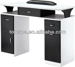 Table à ongles en bois moderne Table de manucure portable pour salon et centre commercial TS-7121 - Product Image 3