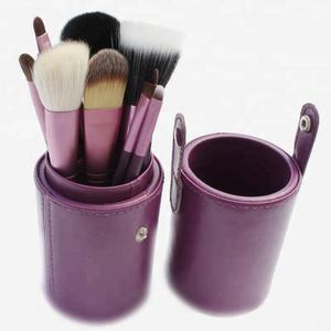 Logo personnalisé Ensemble de pinceaux de maquillage 12 pièces avec poudre Kabuki et fond de teint mélange poils d'animaux pour le visage - Product Image 2