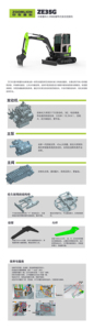Zoomlion Chinese Fabrikant 3.5T <span class=keywords><strong>Mini</strong></span> Rupsgraafmachine Voor Motor Korte Draaicirkel Thuis Gebruik Kleine Bouwwerkzaamheden - Product Image 4