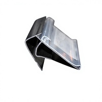 Support d'étiquettes de prix en PVC pour rayonnages de supermarché, compatible avec les étiquettes électroniques d'étagère (ELS) et les bandes de données pour rail