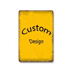 Letrero Metálico Decorativo Retro Personalizado con Logotipo, 20*30 cm, Placa de Metal Sublimable 9x12, Letrero de Metal en Blanco - Product Image 4
