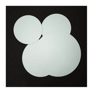 Insegne Circolari in Alluminio per Sublimazione, Bianche Lucide, 8 10 12 <span class=keywords><strong>15</strong></span> 16 Pollici - Product Image 2