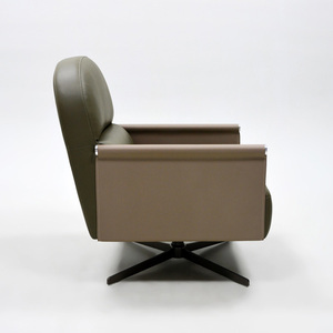 New Design Lazy Leisure <b>Chair</b> Modern Style Home Furniture Living Room Furniture <b>Single</b> Seat <b>Sofa</b> Cowhide <b>Chair</b> Customizable - Product Image 2