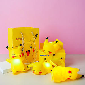 โมเดลไฟ LED กลางคืนรูปตัวการ์ตูน Pika Chu ลายโปเก3D น่ารักของตกแต่งห้องนอนสำหรับเด็กของขวัญวันเกิดของขวัญวันคริสต์มาส - Product Image 2