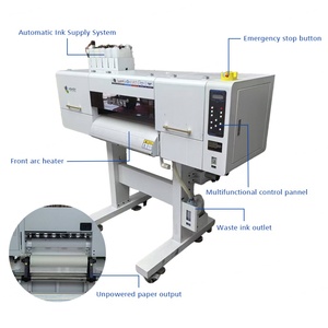 Impresora DTF de Alta Velocidad de 60 cm con Doble Cabezal, 1200 DPI, 22 m²/h, Máquina de Impresión de Película de Transferencia DTF para Camisetas - Product Image 3