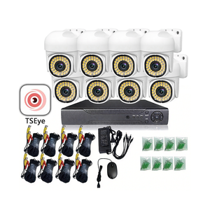 Nouveau kit de caméra PTZ analogique 8 canaux, étanche, avec télécommande pour téléphone portable, vision nocturne, détection de mouvement, kits de caméras analogiques - Product Image 4