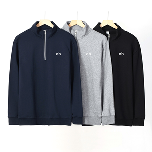 Kaos Pullover Pria Berkualitas Tinggi dengan Ritsleting Seperempat, Bermerek, untuk Golf dan Olahraga Luar Ruangan, Bahan Lembut, Grosir, Musim Dingin - Product Image 1