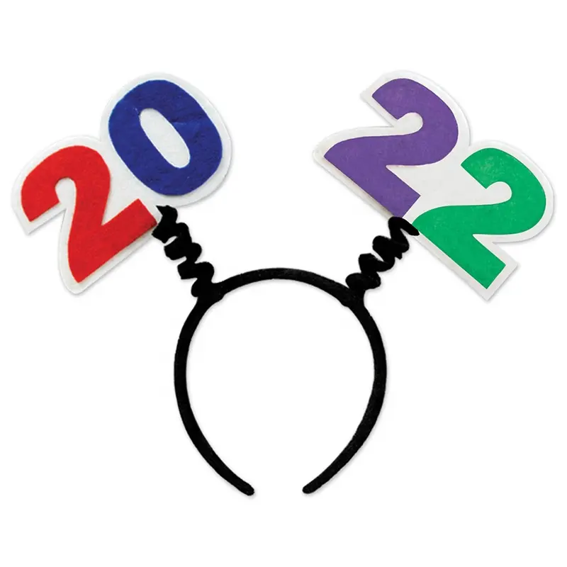 Nuovi prodotti decorazione del partito felice anno nuovo rifornimenti del partito decorazioni del partito evento personalizzato 2022 testa Boppers