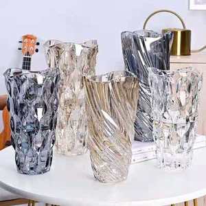 Promozionale fiore vaso glassato colorato in vetro tavolo vaso per <span class=keywords><strong>la</strong></span> decorazione matrimoni partito - Product Image 6