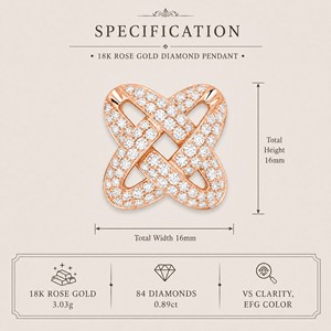 Collier pendentif solitaire classique en diamant, pendentif délicat avec pierre étincelante, accessoire de mode pour les rendez-vous et les banquets - Product Image 5