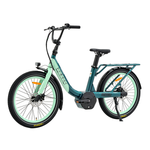 Bicicleta Eléctrica Urbana Económica de 24 Pulgadas, 250W, Batería de Litio de 15AH, Motor sin Escobillas, con Asistencia al Pedaleo, Pundarika, Precio Económico - Product Image 1