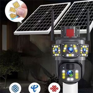 X617 Solar <b>Camera</b> 4g V360pro Three Eyes and Two Pictures Outdoor Solar Closed Circuit Tv Ptz <b>Camera</b> 1080p Card 32g - Product Image 4