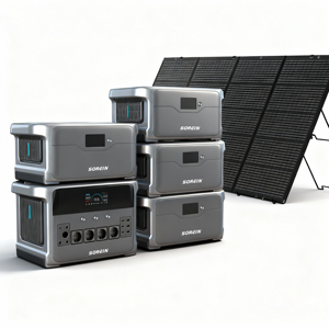 Sorein Outdoor <b>Camping</b> 600W 1000W 2000W 3000W Solar <b>Generator</b> Home Emergency Backup Solar Balcony Power Portable Power Station H - Product Image 3