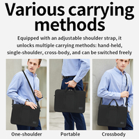 CoolBELL - Maletín para Portátil Personalizado, de Alta Calidad, Duradero, Impermeable, de Poliéster, Gran Capacidad, para Portátiles de 15.6 Pulgadas
