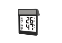 Thermomètre domestique LCD, hygromètre d'intérieur, moniteur électronique de température et d'humidité, horloge numérique de bureau, thermomètre
