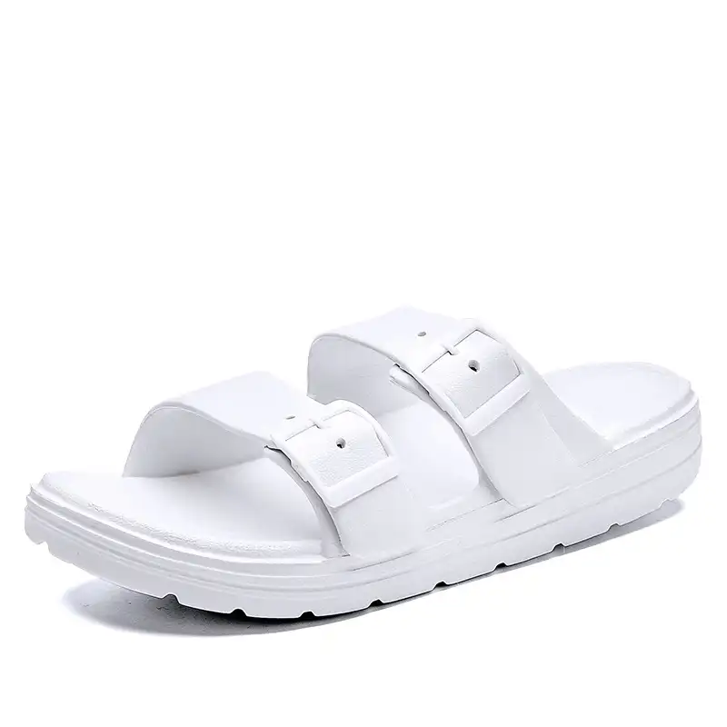 Slippers Beach New Summer Thick Bottom Couple Slide Slippers Outdoor Beach Personality Daily Slippers EVA Open Toe Scandals