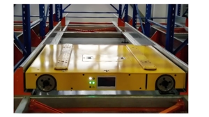 Carro de almacén controlado por radio con control remoto inalámbrico de servicio pesado Lanzadera automática de paletas para uso de almacenamiento de servicio mediano - Product Image 2