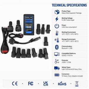 <span class=keywords><strong>Kit</strong></span> Diagnostico UDIAG HD-950 per Camion Pesanti, 13 Connettori, Compatibile con Oltre 150 Marche di Veicoli Commerciali, Scanner Diesel con Pacchetto di Espansione - Product Image 6
