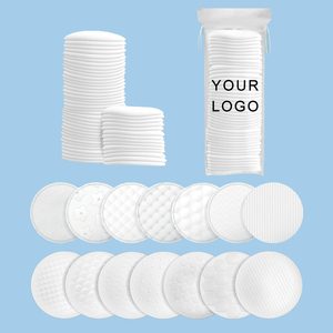 Bông tẩy trang hữu cơ cao cấp, dùng một lần, làm từ bông nguyên chất, dùng cho mặt, làm sạch da, dưỡng da, dùng với toner. - Product Image 1