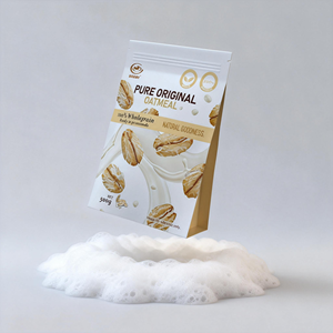 Flocons d'avoine purs biologiques, <span class=keywords><strong>petit</strong></span>-déjeuner épuré <span class=keywords><strong>pour</strong></span> la perte de <span class=keywords><strong>poids</strong></span> - Product Image 1