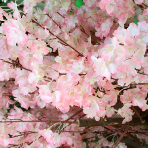 Planta Artificial Grande de Flor de Cerejeira Personalizada, Árvore de Flor de Cerejeira de Seda Falsa Rosa e Branca para Decoração de Casamento - Product Image 3