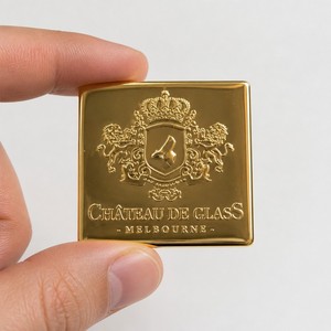 2025 Custom Luxury High Level Waterproof Durable Aluminum Gold Stamping Adhesive Sticker Perfume Wine Candle Photo Frame Craft - Product Image 4