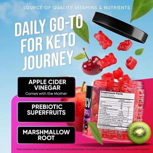 Gomitas Keto ACV de <span class=keywords><strong>Marca</strong></span> Privada con Bajo MOQ, con Raíz de Malvavisco y la Madre, 1000mg, Gomitas Keto Plus, Gomitas ACV - Product Image 2