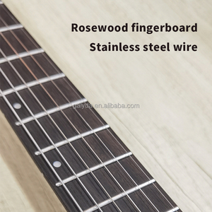 Kit de guitare électrique sans tête G-700 en gros – Instruments stylés personnalisables – Guitare électrique sans tête à manche en érable 7 pièces - Product Image 3