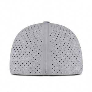 หมวกเบสบอลแบบมีรูเจาะด้วยเลเซอร์ ราคาโรงงานขายส่ง หมวกกีฬาวิ่ง แห้งเร็ว ทรงพอดี ปรับขนาดได้ - Product Image 4