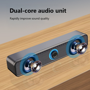 RGB LED Kép Stereo Máy Tính Để Bàn Máy Tính Âm Thanh Loa Có Dây Cho <span class=keywords><strong>Bluetooth</strong></span> Âm Nhạc Trò Chơi Nhà Máy Tính Xách Tay Tương Thích Loa Máy Tính - Product Image 6