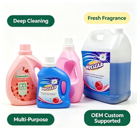 Détergent à lessive liquide en gros OEM ODM personnalisé, forte action anti-taches, parfum frais de jasmin, détergent pour le lavage des vêtements