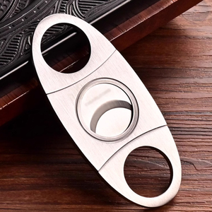 Custom Portable Leather <b>Cigar</b> Cutter with Case for Travel-Three Sets Included - Product Image 6
