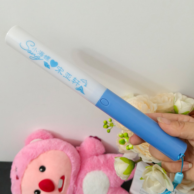 Logo Printing Flash Effect LED Glow Sticks Custom Party Supplies for Valentine's Day & Christmas-Hot Selling Waterproof Durable