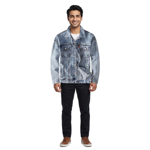 <b>Men</b> <b>Denim</b> <b>Jacket</b> light weight high quality best designs anti wrinkle reasonable rate <b>denim</b> <b>jacket</b> for <b>men</b> with fully customized - Product Image 1