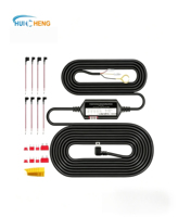 Kit de câblage pour caméra embarquée en gros, 12V 24V vers 5V, avec chargeur mini USB et 8 fusibles de circuit complet