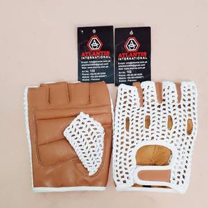 Guantes de Ciclismo de medio dedo, diseño personalizado, calidad superior, Palma de cuero - Product Image 1
