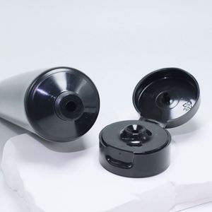 หลอดบีบครีมล้างหน้า/โลชั่นสีดำ ขนาด 10-100 มล. สำหรับเครื่องสำอาง - Product Image 3