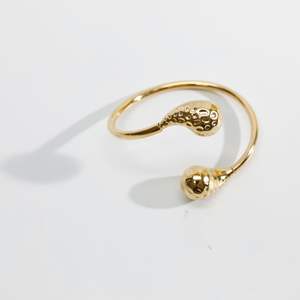 Yuhui Titanium Steel Bangle Water Drop Shape 18K Gold Plated <b>Adjustable</b> Women's Jewelry Party Fashion <b>Bracelet</b> - Product Image 3