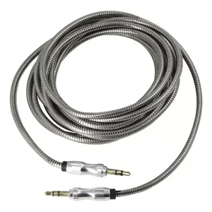 Câble audio auxiliaire blindé 3,5 mm 3M Fil de cuivre tressé Mâle vers Mâle pour utilisation automobile et audio professionnelle par ELEGATE WI.96.3 - Product Image 1